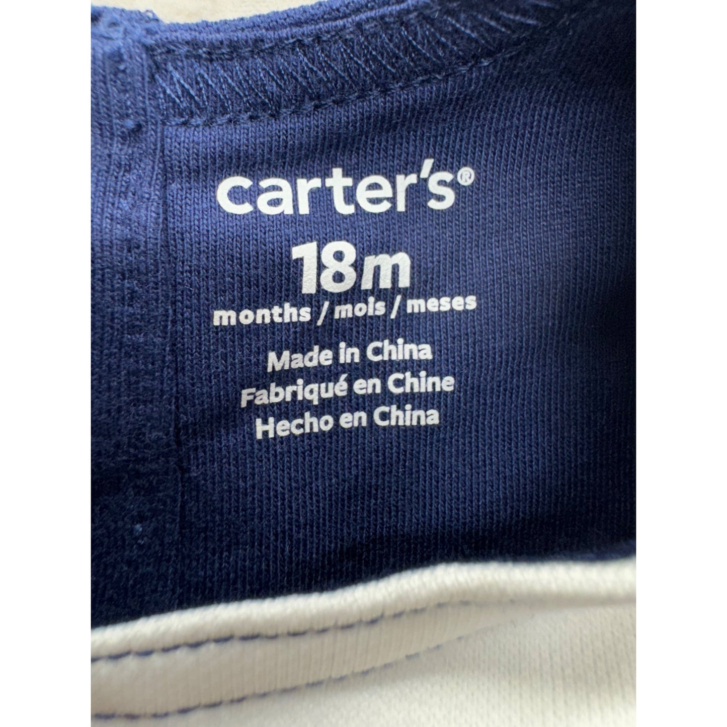 Daddys M.V.P. Baby Cheerleader Dress Set 18M 2-Piece Outfit By Carters 25B