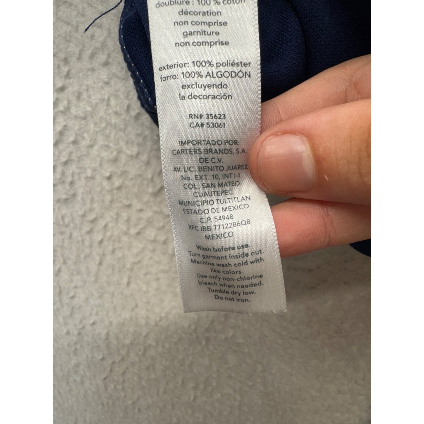 Daddys M.V.P. Baby Cheerleader Dress Set 18M 2-Piece Outfit By Carters 25B