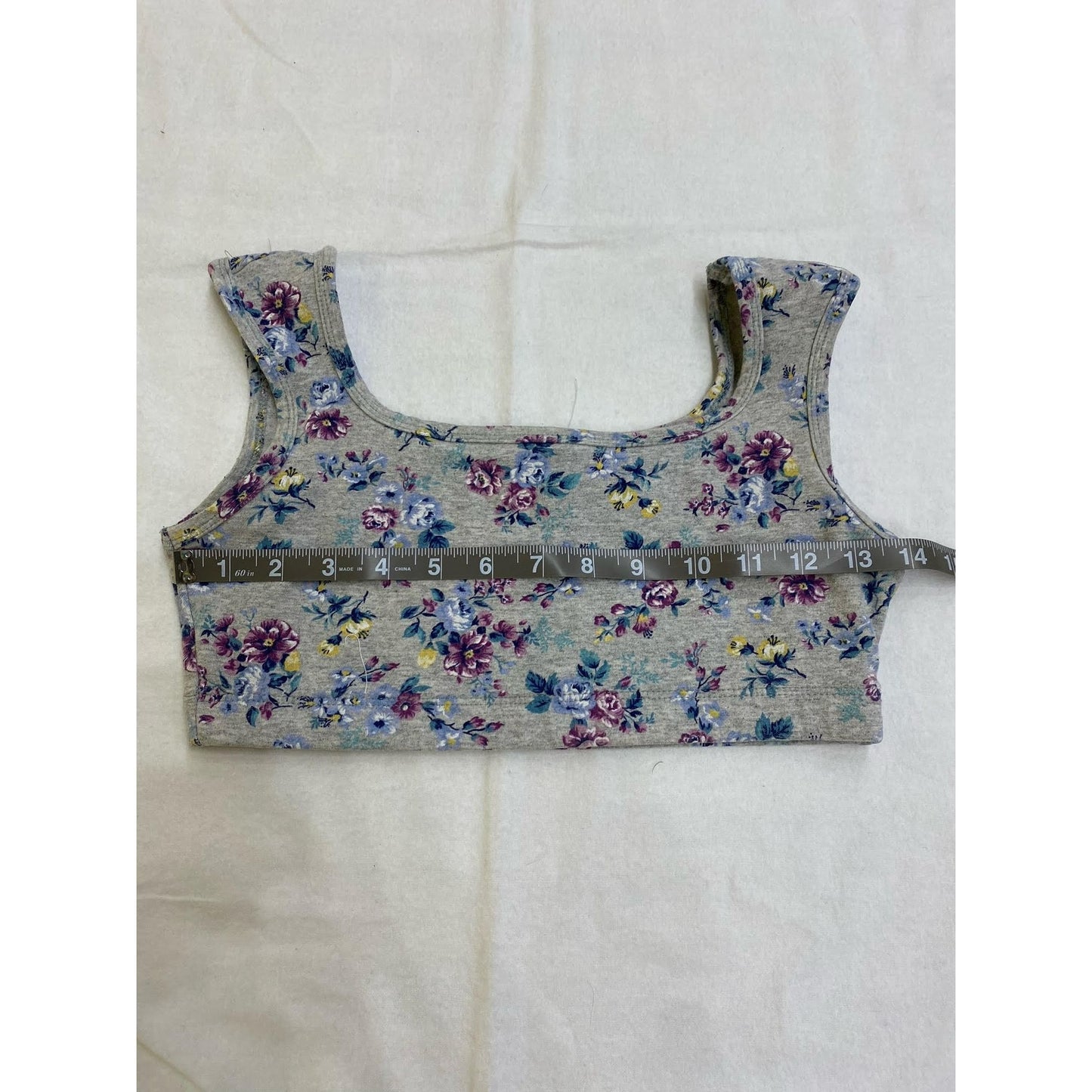 Kathy Ireland Floral Fabric Bra