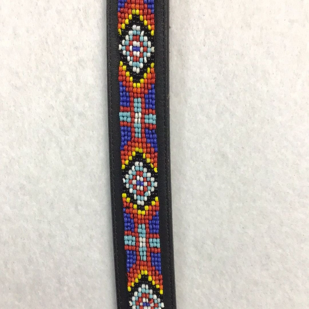 Women’s Leather Beaded Belt