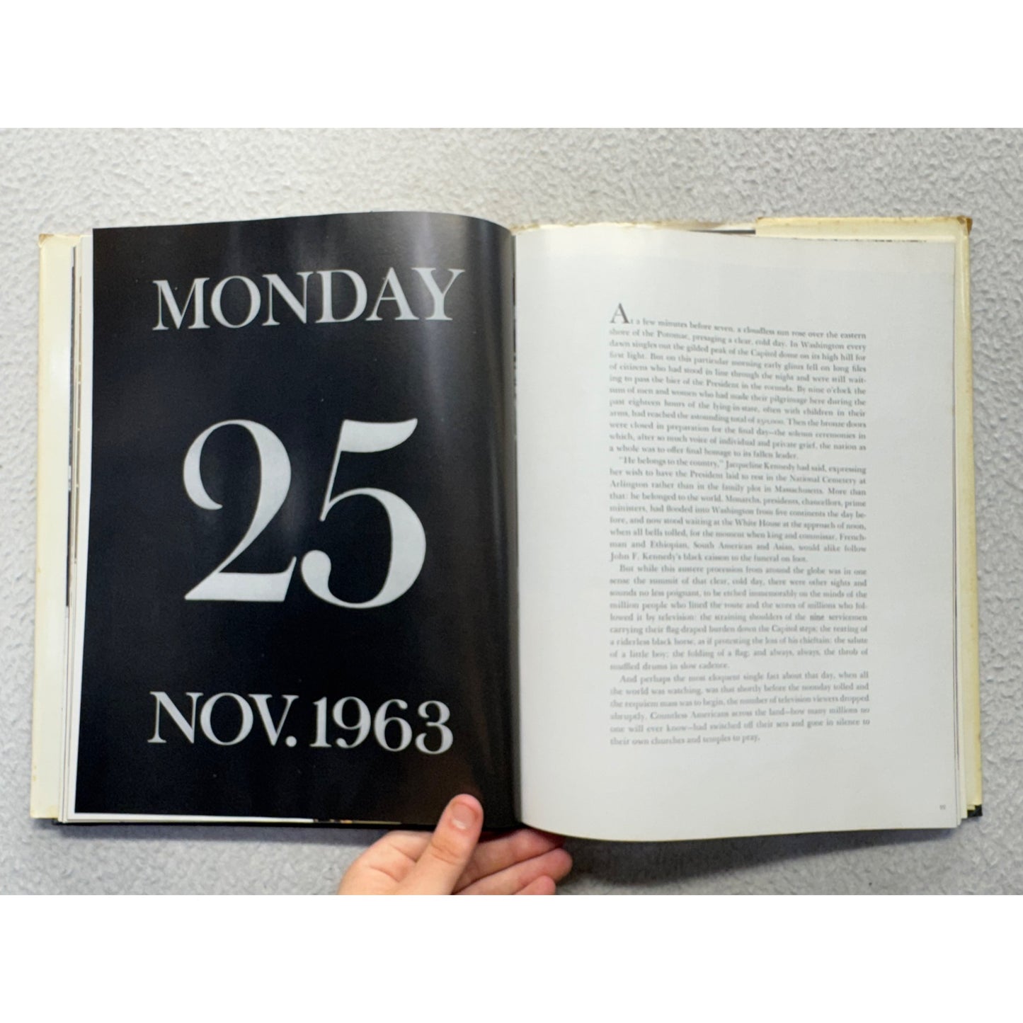 Four Days: Historical Record Of President Kennedys Death Hardcover Book 437B