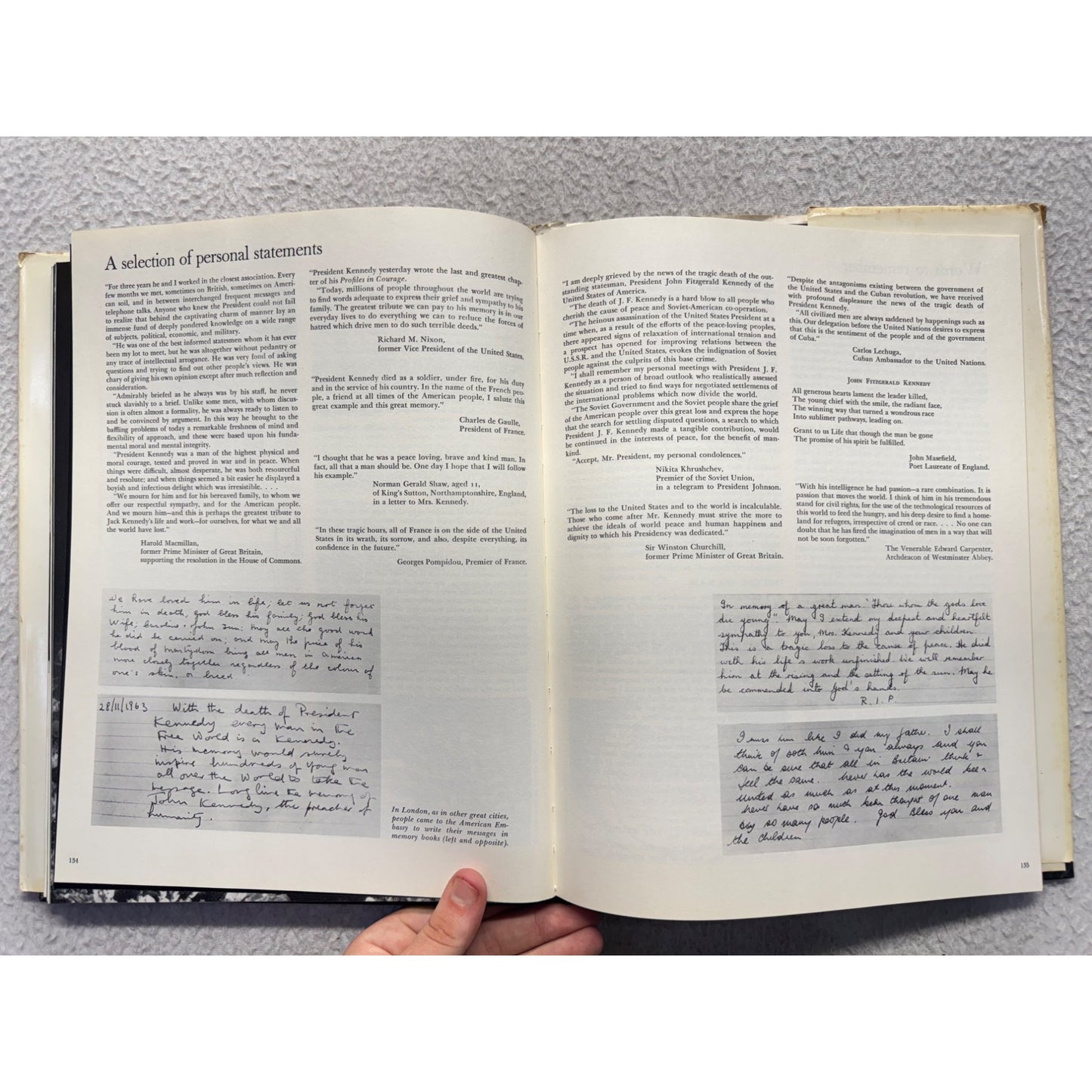 Four Days: Historical Record Of President Kennedys Death Hardcover Book 437B