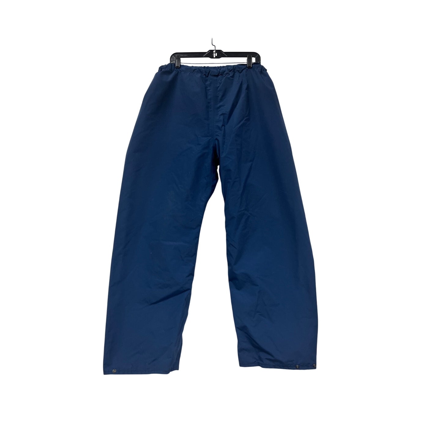 Cabelas Gore-Tex Navy Blue Rain Pants Size L Made In USA #839A