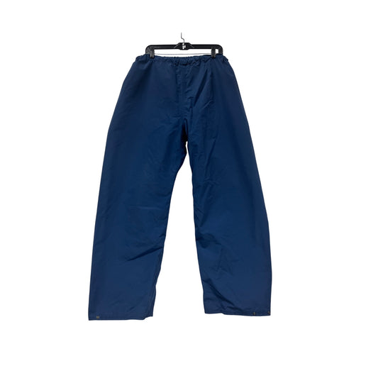 Cabelas Gore-Tex Navy Blue Rain Pants Size L Made In USA #839A