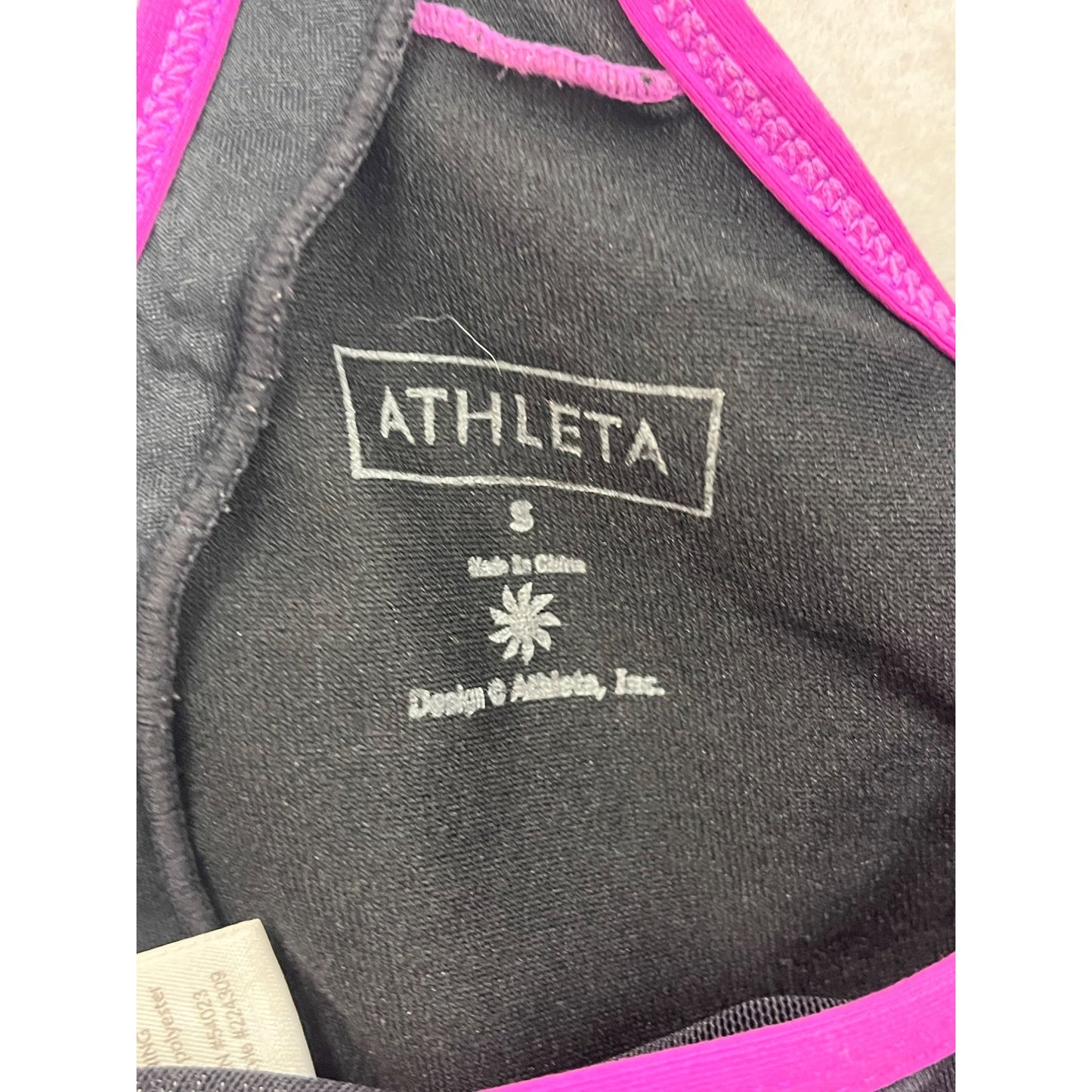 Athleta Womens Small Paisley Print Racerback Tank Top #36A