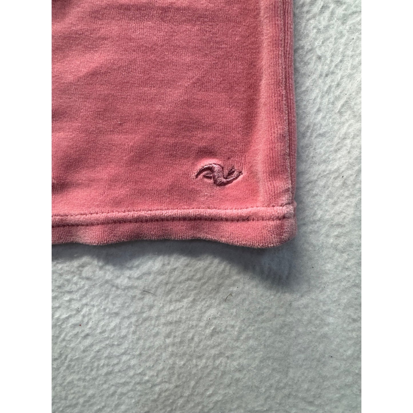 Athletic Works Pink Velour Hoodie & Wide-Leg Pants Set L #9044