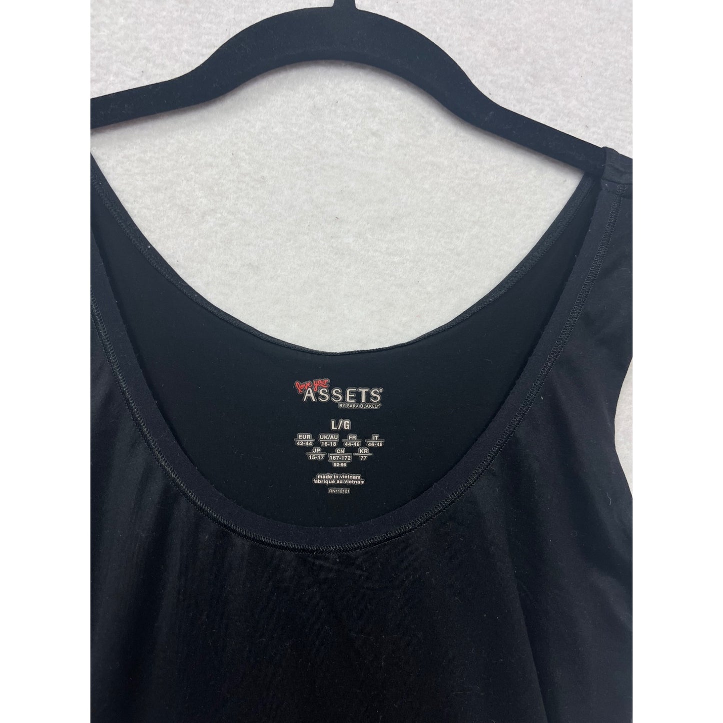 Assets By Spanx Shaping Tank Top Black Size L #287A