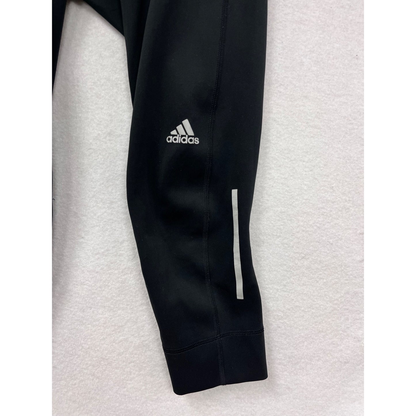 Adidas Womens Climalite Black Reflective 3/4-Length Athletic Leggings XS #6923