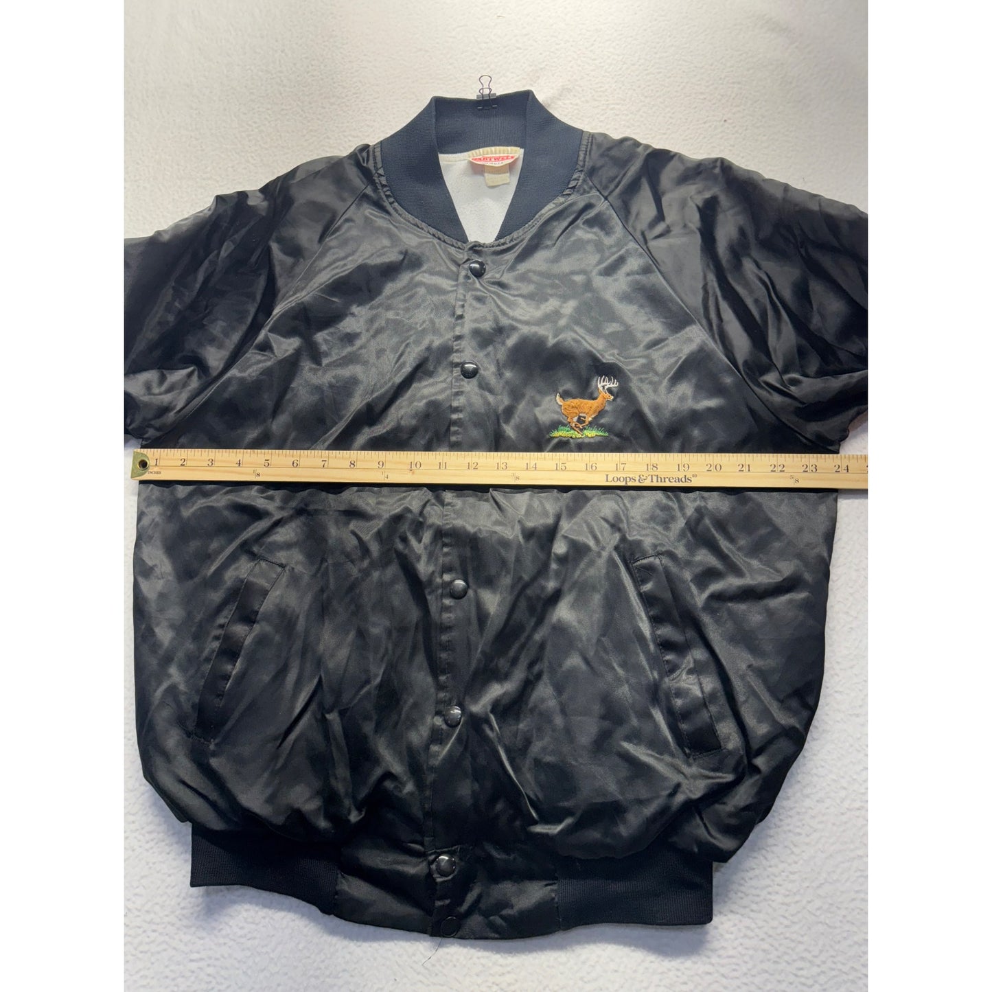 Vintage Men’s Embroidered Bomber Jacket #5531