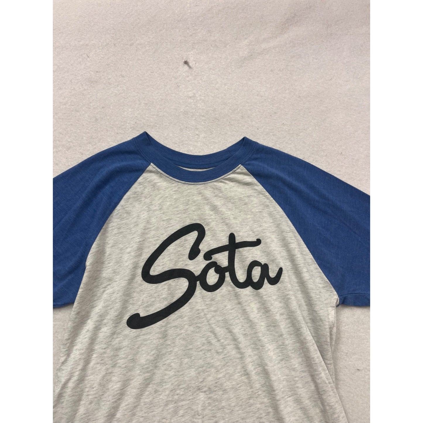 Sota Clothing Raglan Baseball Tee Shirt Small #285A