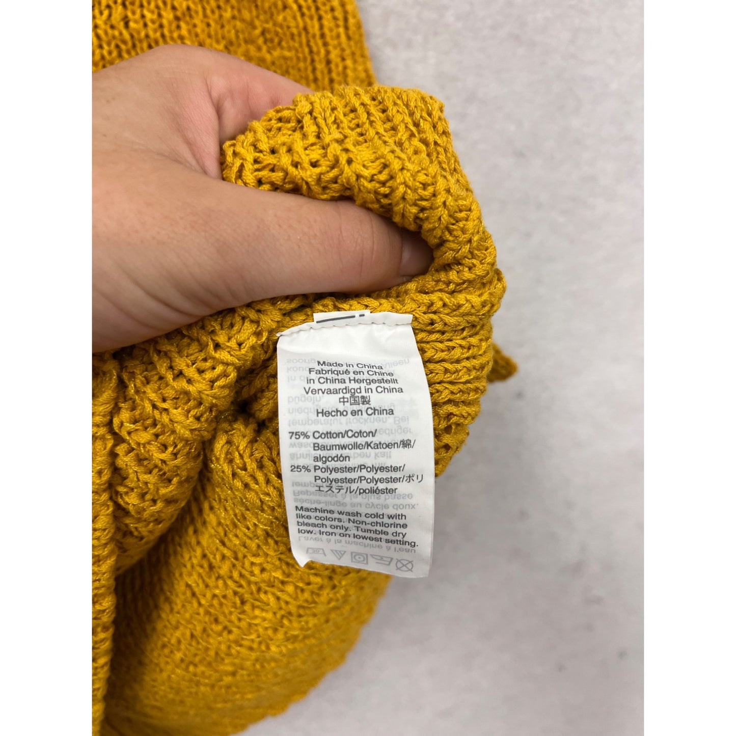 Point Sur Yellow Cotton Blend Sleeveless Halter Top XXS #647A