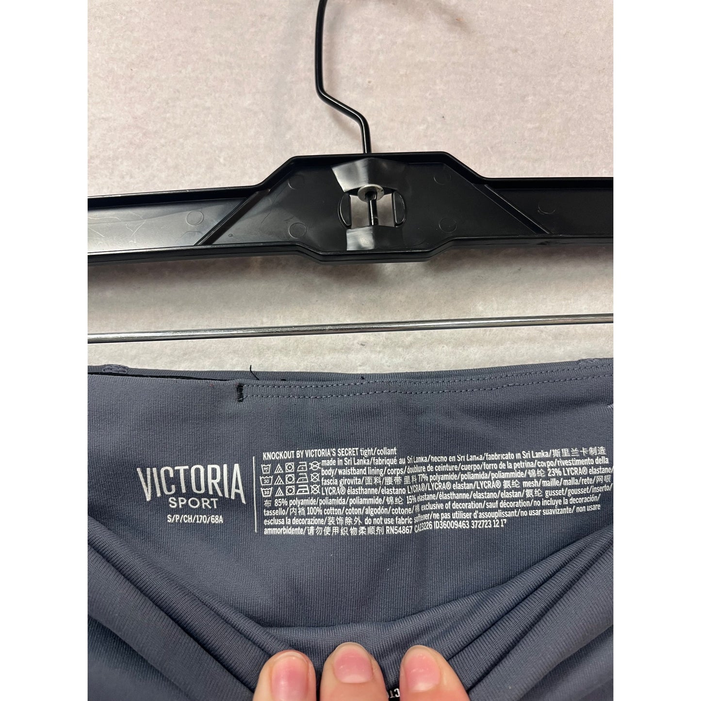 Victoria Sport Knockout By Victorias Secret Gray Leggings S #971A