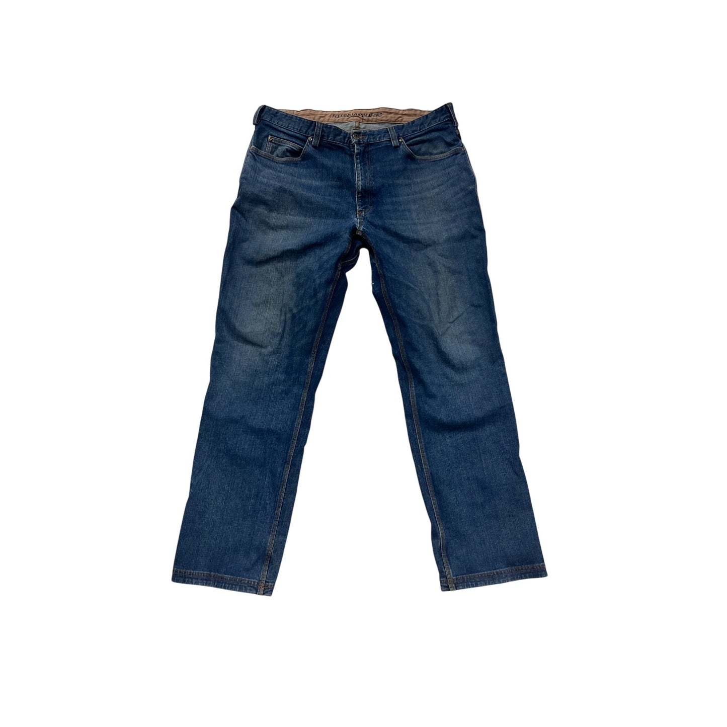 Duluth Trading Flex Ballroom Jeans 40x34 Relaxed Fit Denim #283A