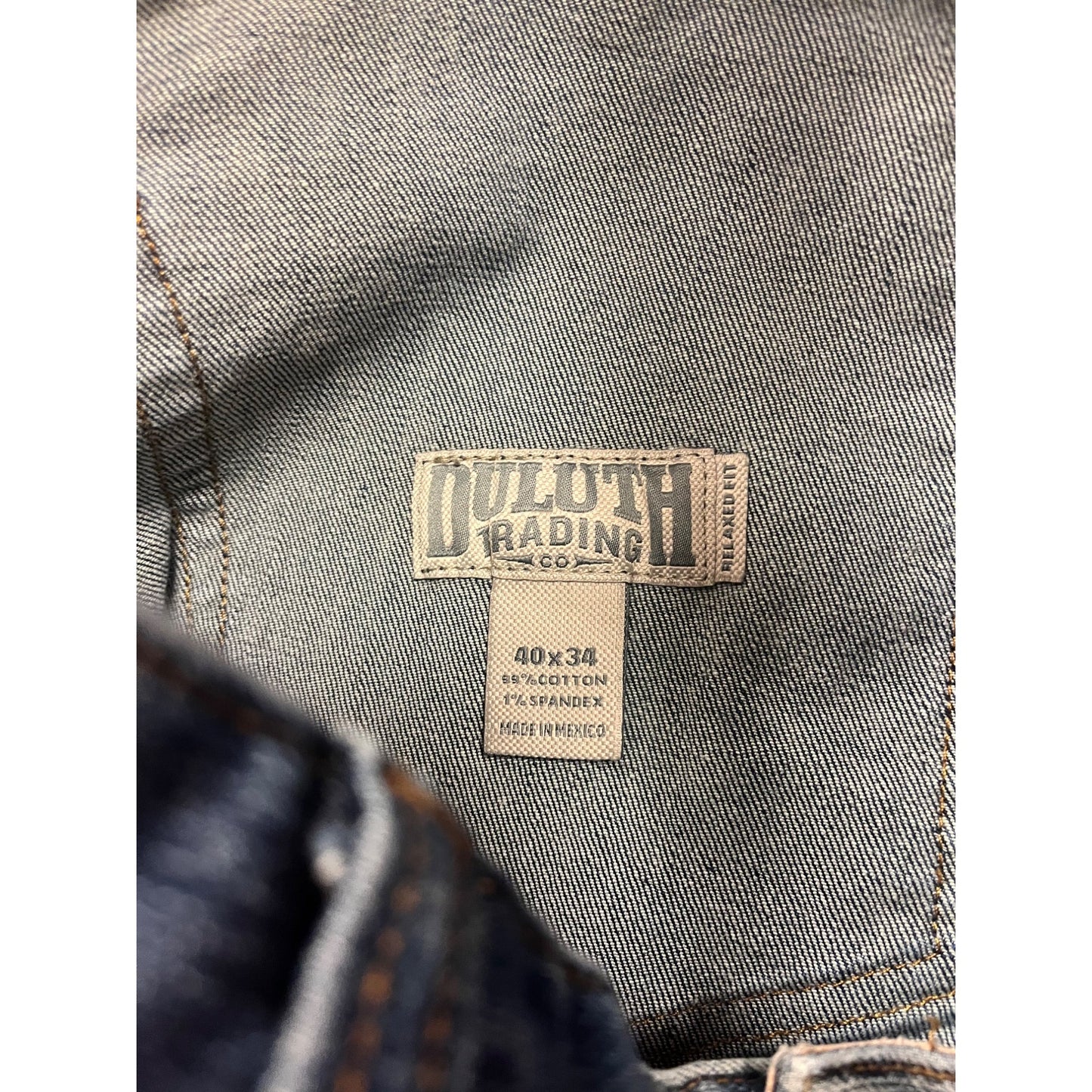 Duluth Trading Flex Ballroom Jeans 40x34 Relaxed Fit Denim #283A