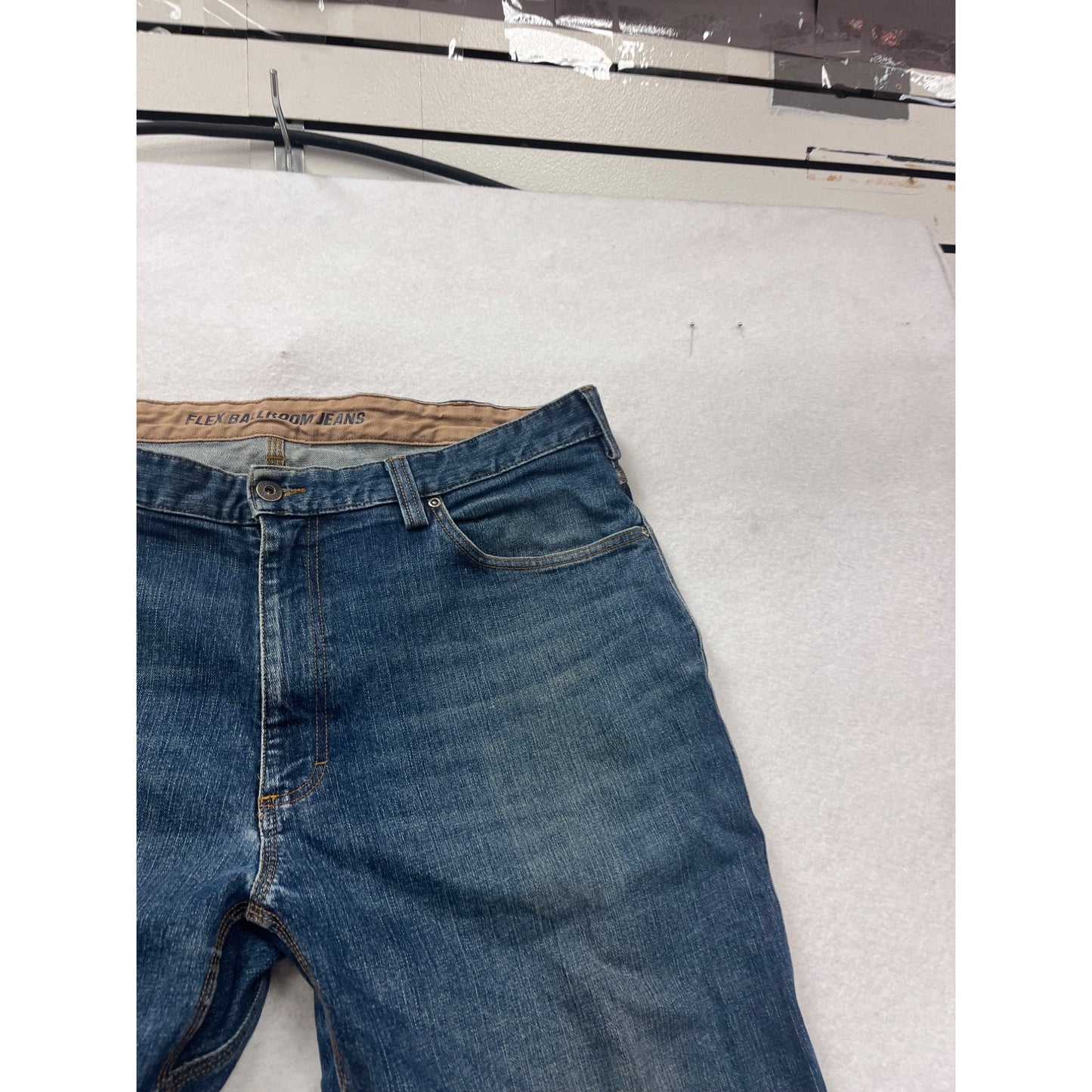 Duluth Trading Flex Ballroom Jeans 40x34 Relaxed Fit Denim #283A