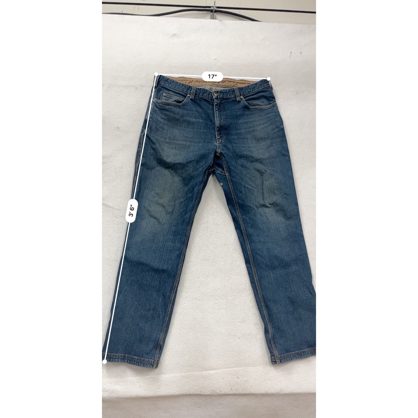 Duluth Trading Flex Ballroom Jeans 40x34 Relaxed Fit Denim #283A