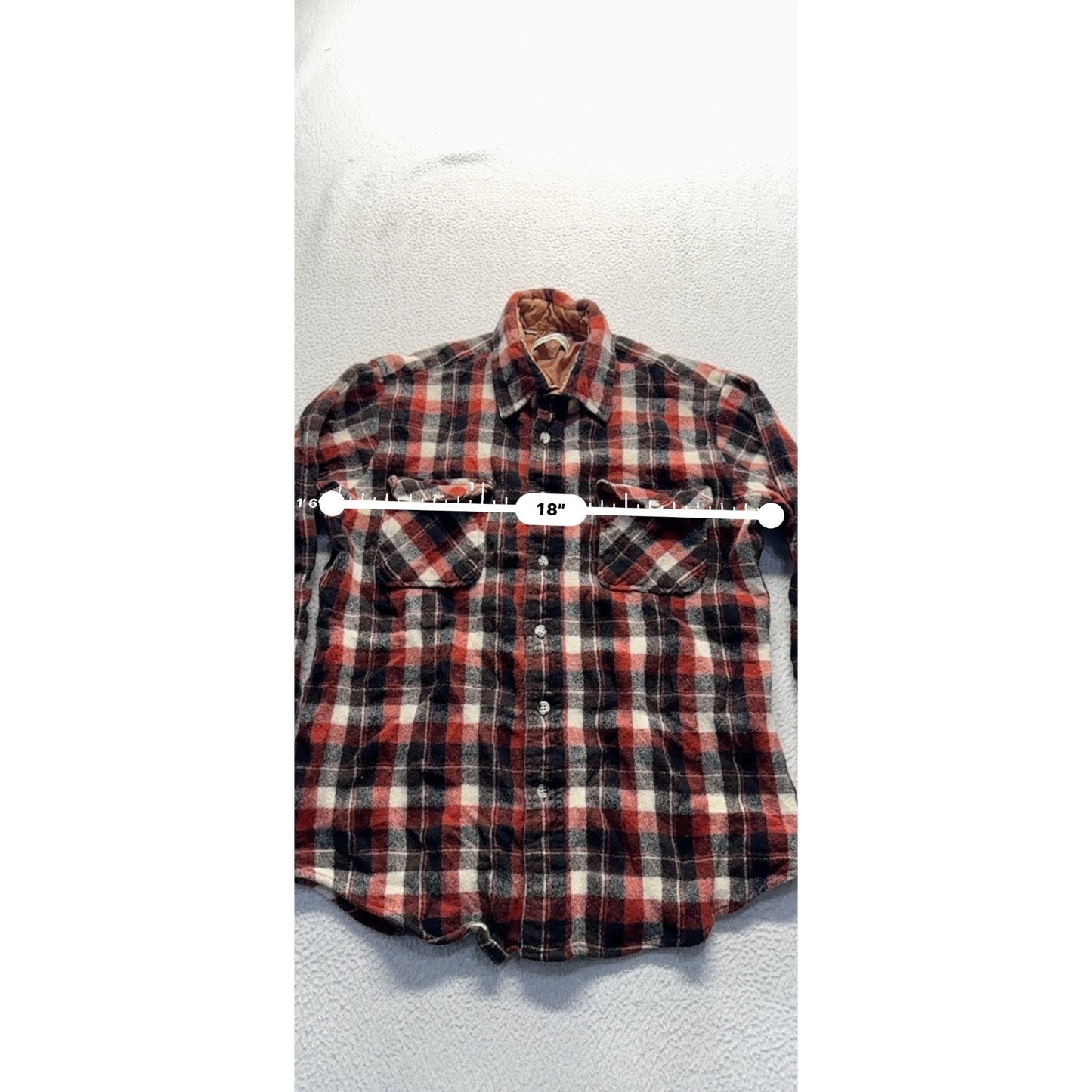 St Johns Bay Plaid Flannel Shirt Button-Down Long Sleeve 253B