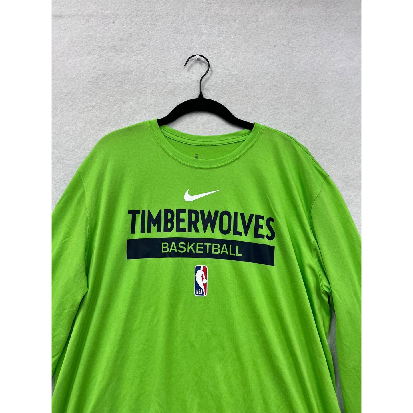 Nike Timberwolves Basketball Dri-Fit Long Sleeve Shirt XL #8939