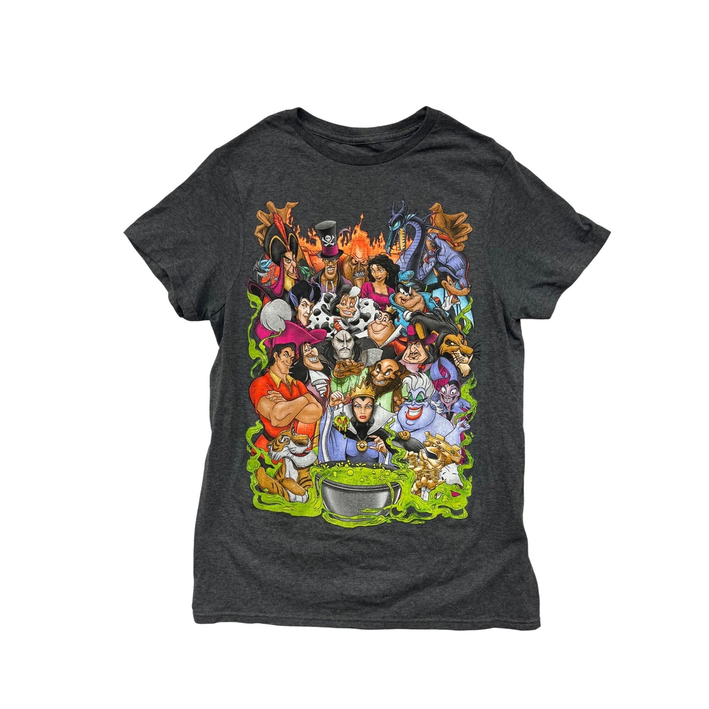 Disney Villains Graphic T-Shirt Unisex S #8265