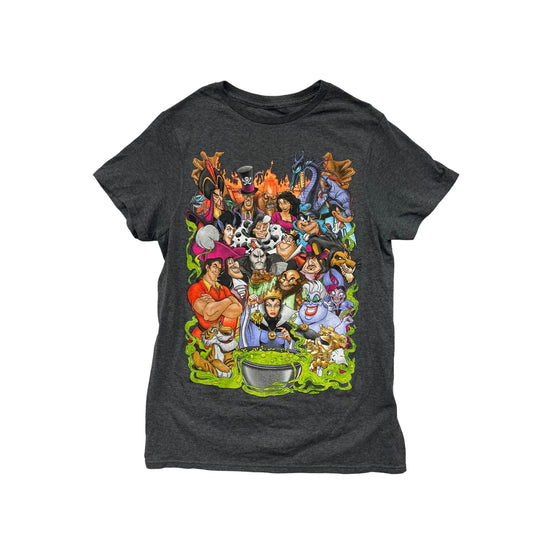 Disney Villains Graphic T-Shirt Unisex S #8265