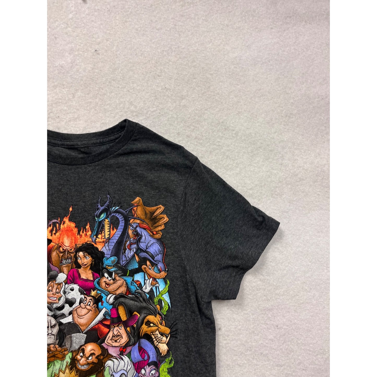 Disney Villains Graphic T-Shirt Unisex S #8265