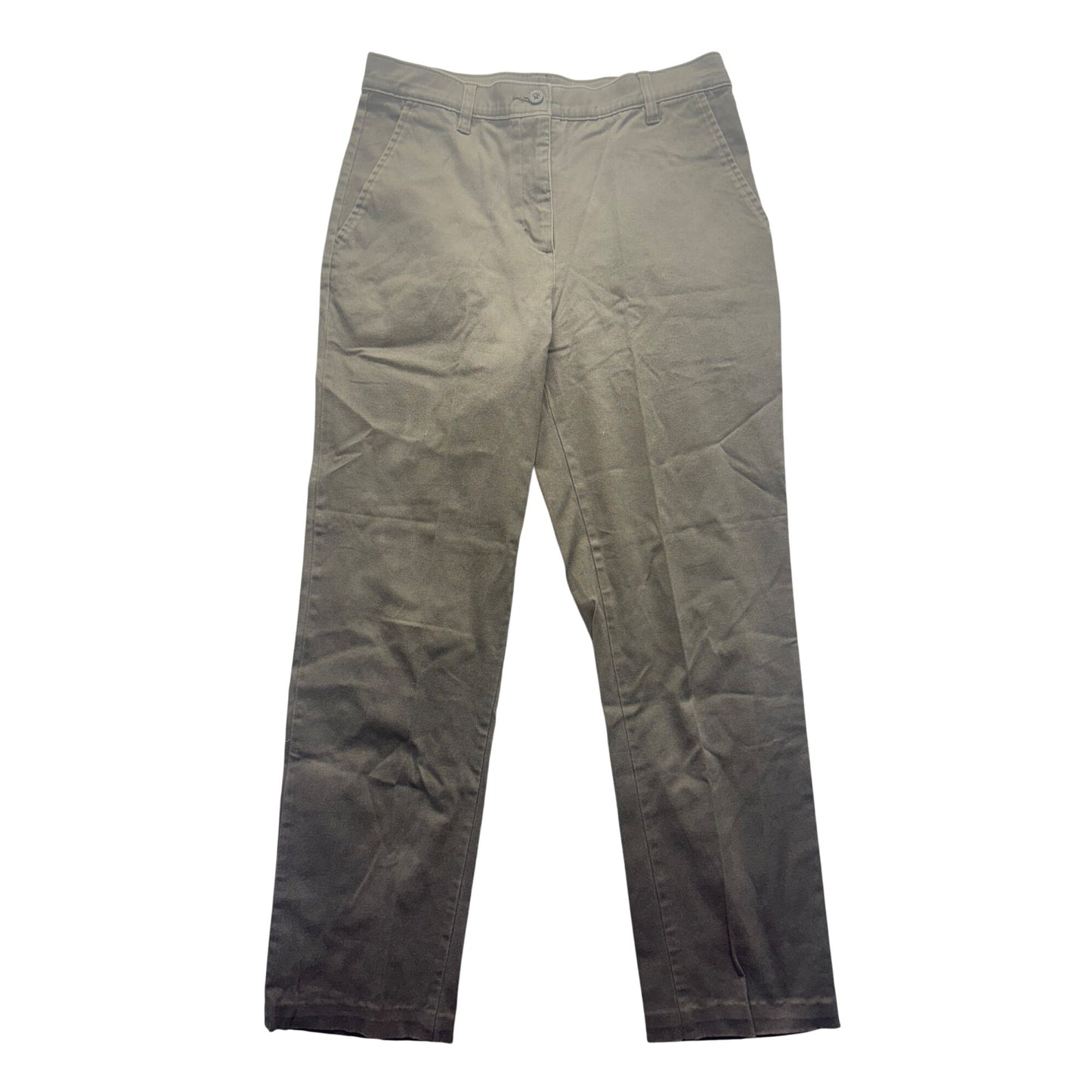 Woolrich Hickory Pants Size 6 Olive Green Cotton Blend Straight Leg #18B