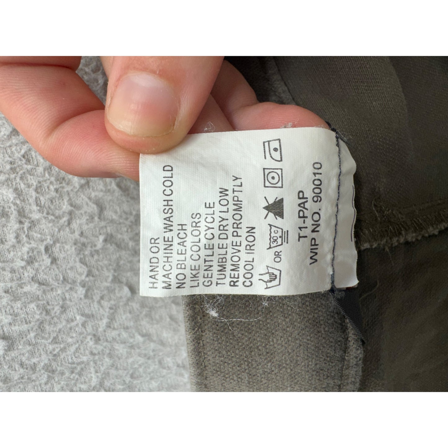 Woolrich Hickory Pants Size 6 Olive Green Cotton Blend Straight Leg #18B