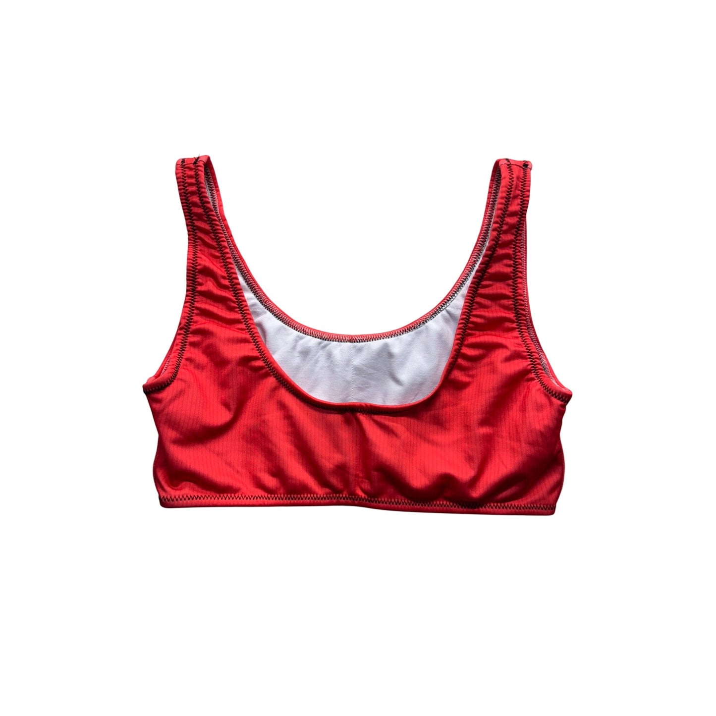 Coors Light Red Sports Bra Large Polyester Blend Womens Activewear #9998