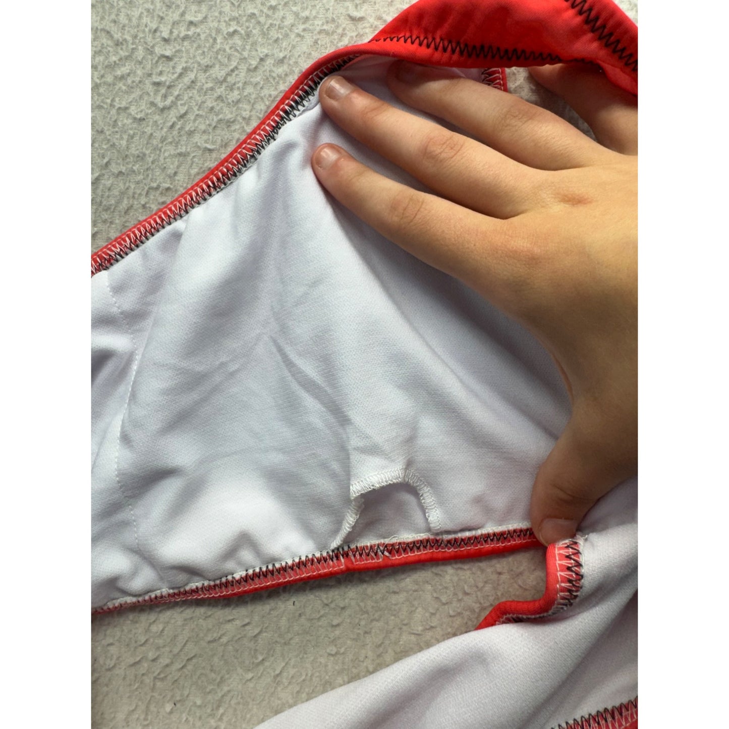 Coors Light Red Sports Bra Large Polyester Blend Womens Activewear #9998