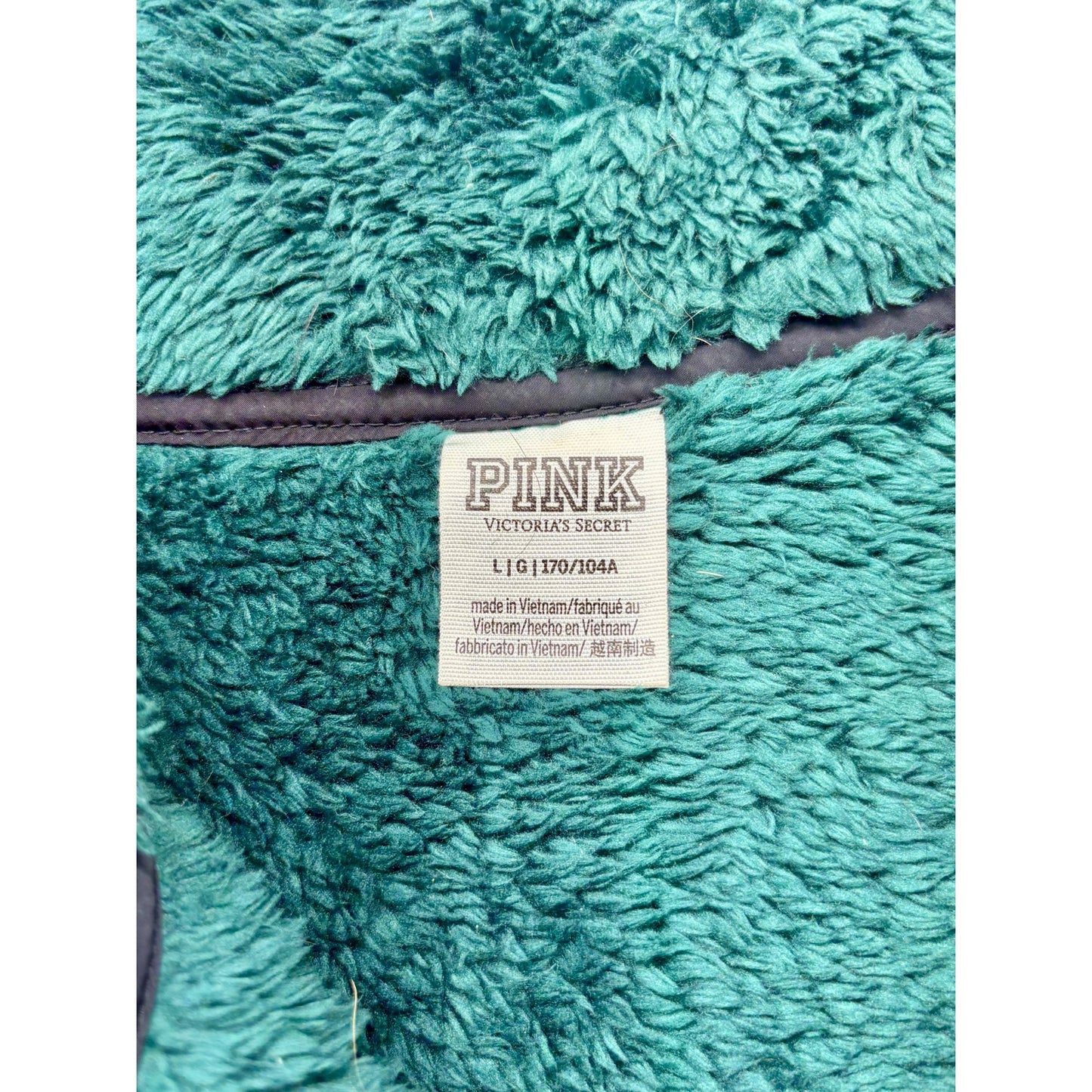Victorias Secret, Pink Sherpa Quarter Zip