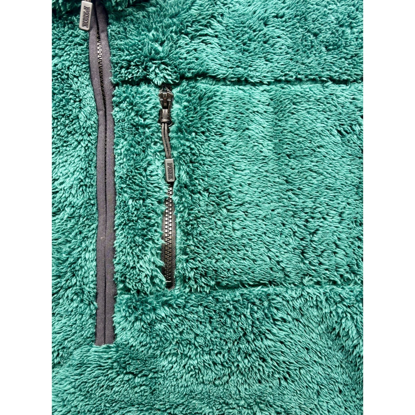 Victorias Secret, Pink Sherpa Quarter Zip