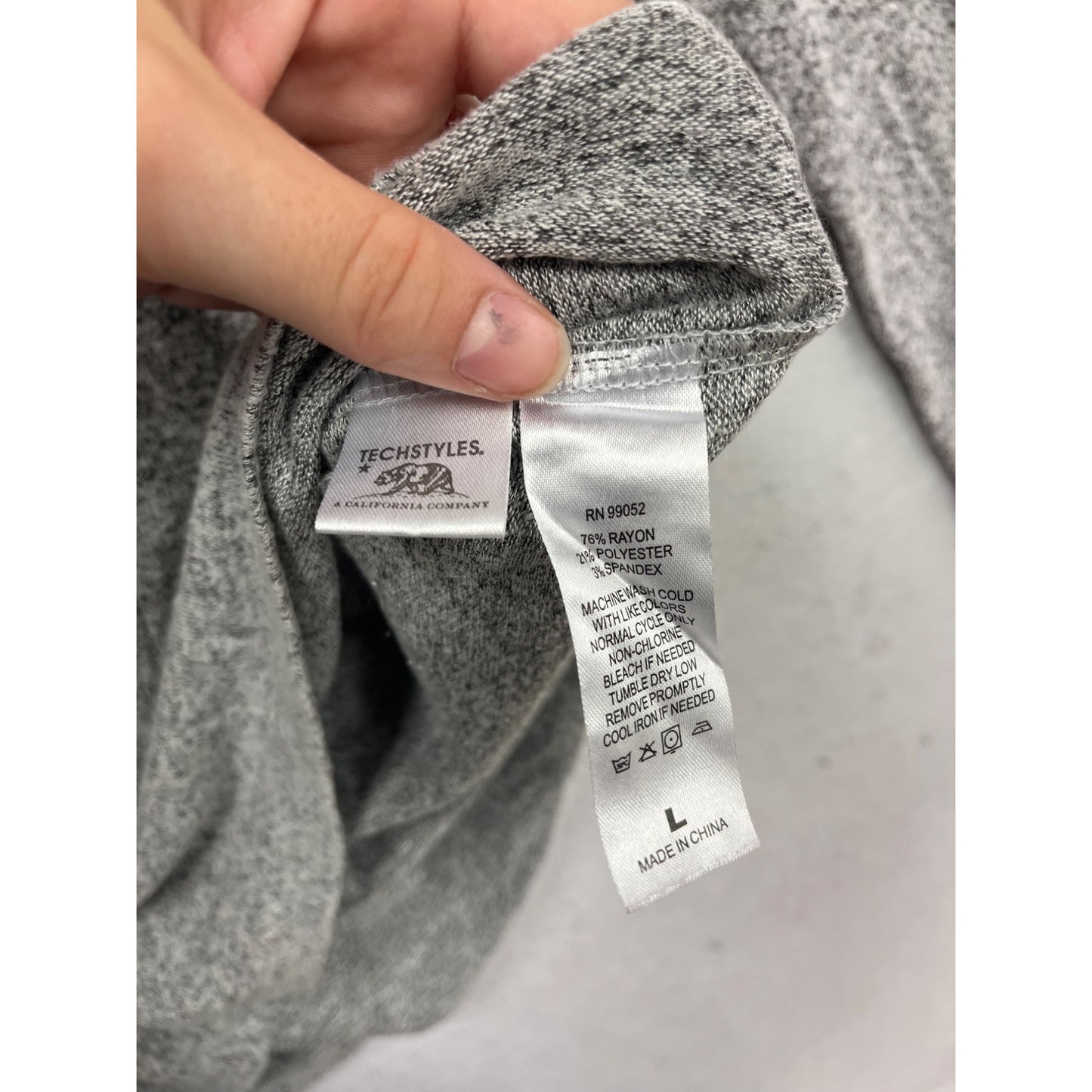 White Fish Montana Soft Heather Gray Hoodie Sweatshirt #483A