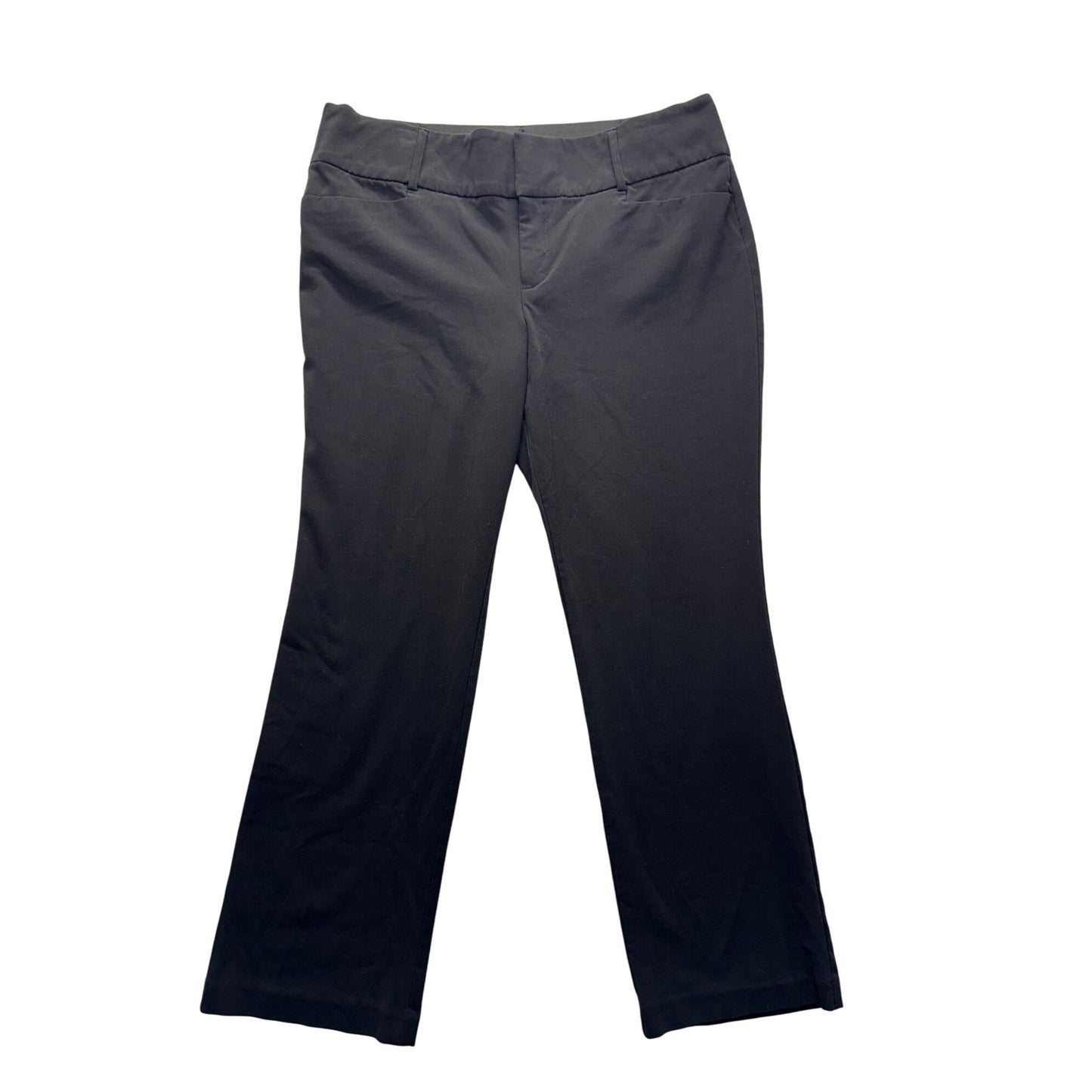 Apt. 9 Black Stretch Dress Pants Size 12 Short Polyester Blend 31" Inseam #181B