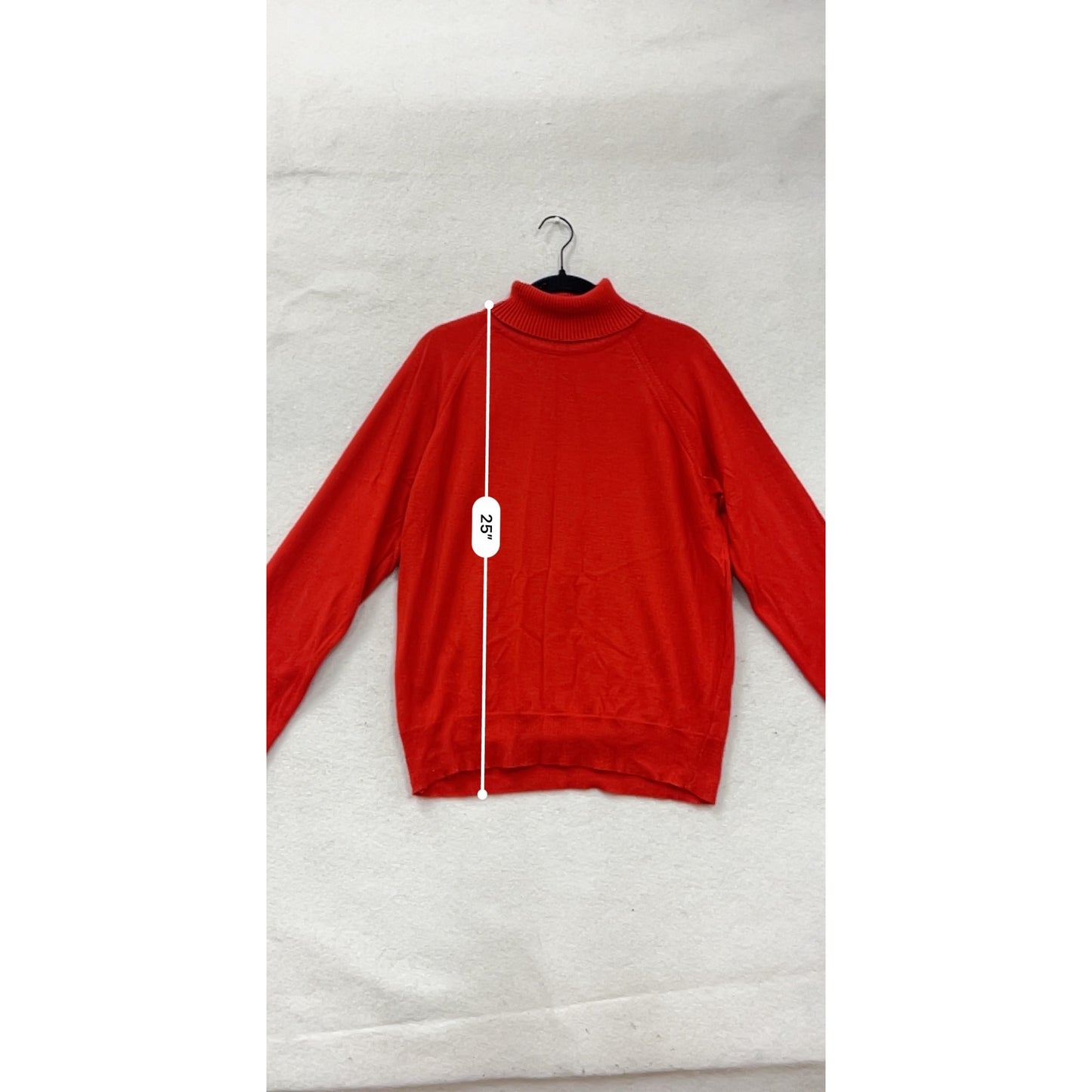 Vintage Lord Jeff Red Turtleneck Sweater L #46A