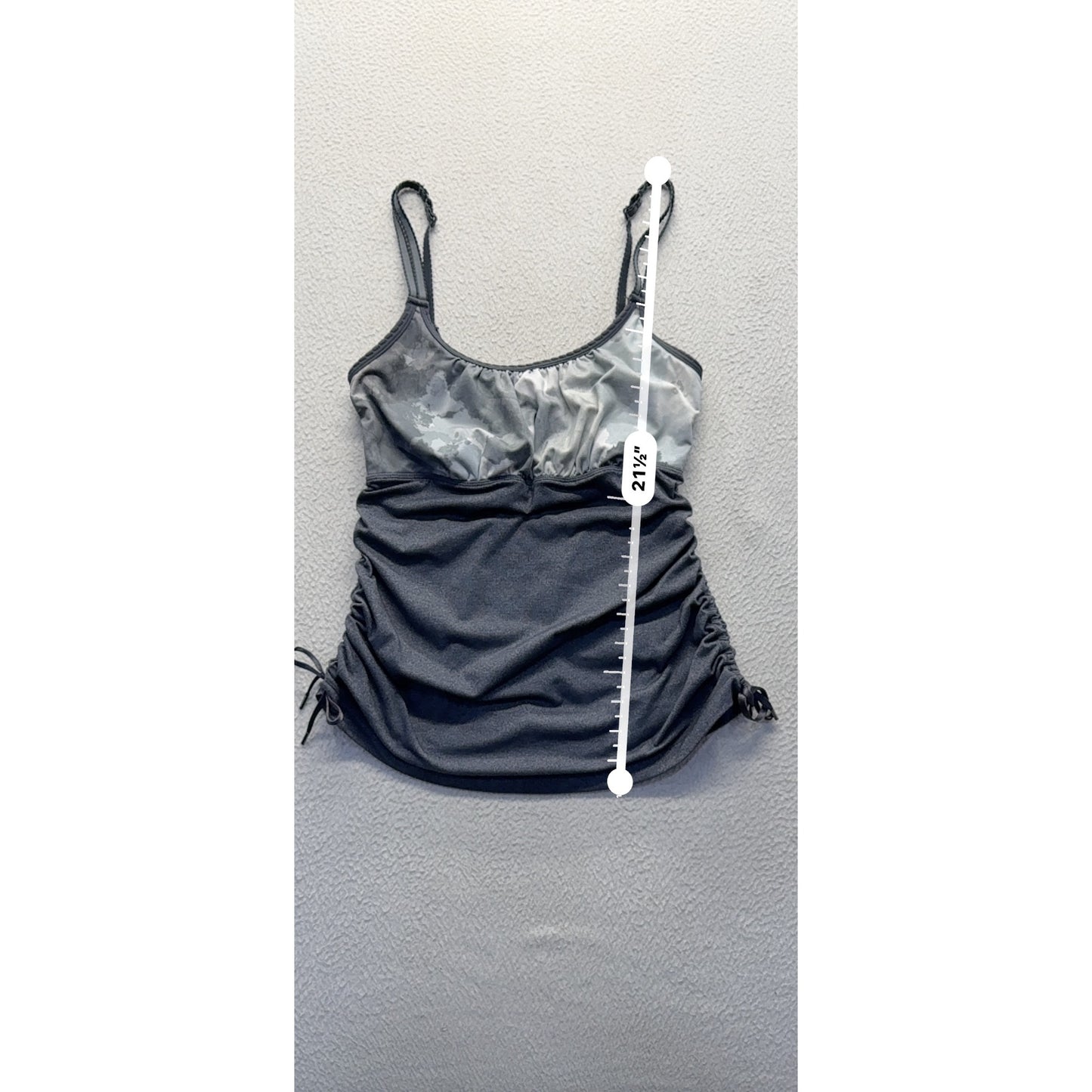 Lululemon Adjustable Tank Top With Side Ruching & Camouflage Detail Size S #9774