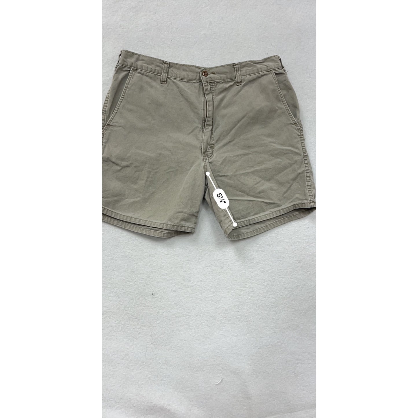 Mens Harbor One Khaki Casual Cotton Shorts Size 34 #6729