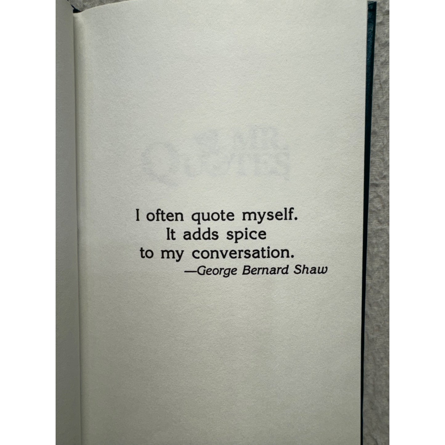 Mr. Quotes: Witty Wisdom Compilation for Discerning Readers #9651