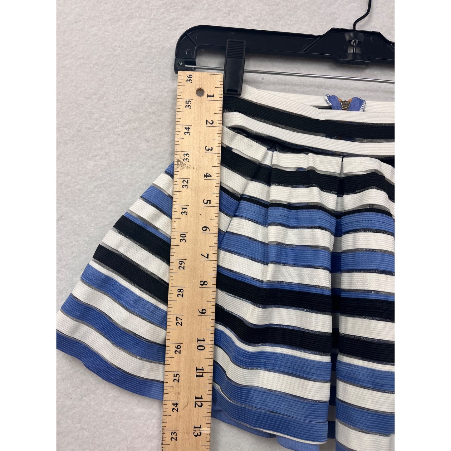 Striped Girls 4-5 Skirt With Back Zipper #6503