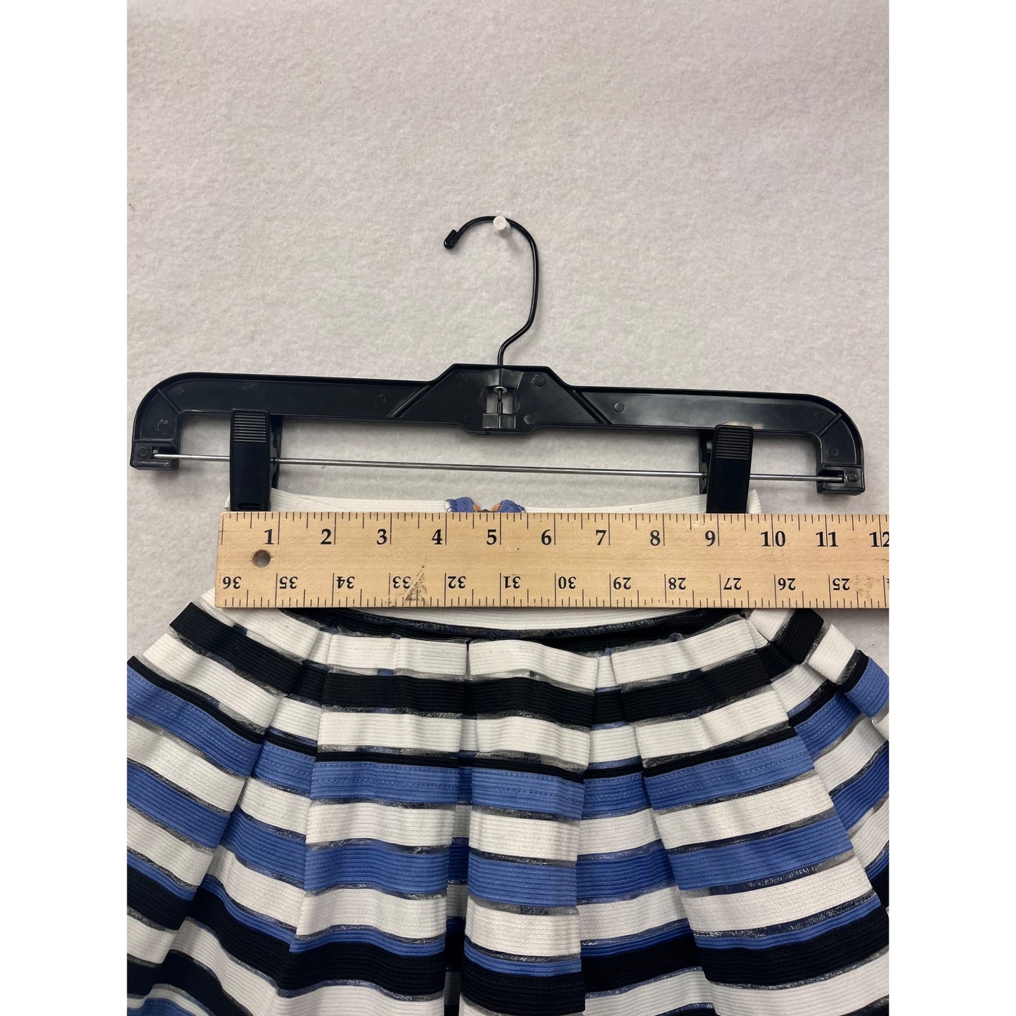 Striped Girls 4-5 Skirt With Back Zipper #6503