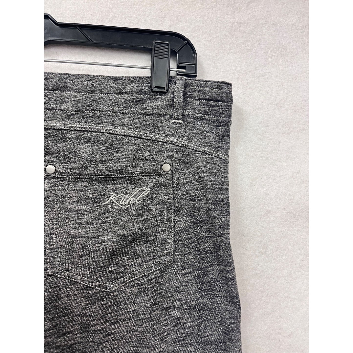 Kühl Womens Heathered Gray Pants Size 14 Short - Bootcut Fit #8148