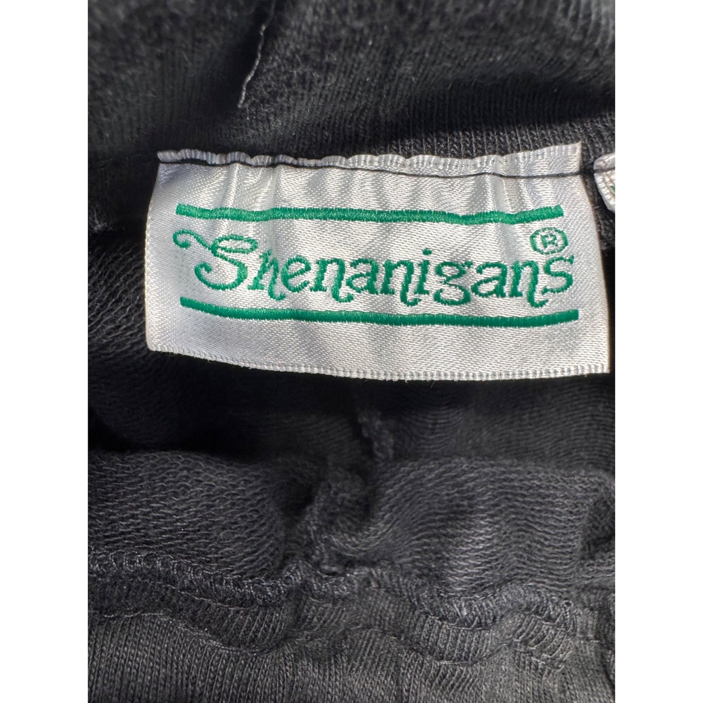 Shenanigans XL Black Lounge Pants With Blue Piping Trim 262B