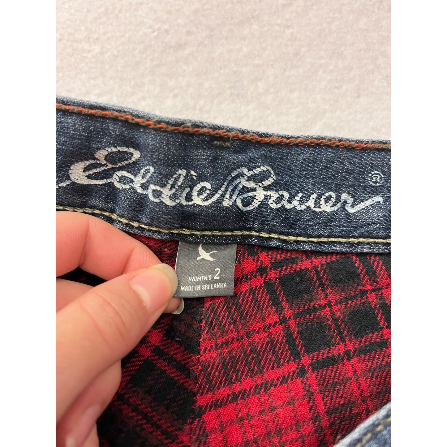 Eddie Bauer Womens Flannel-Lined Jeans #6050