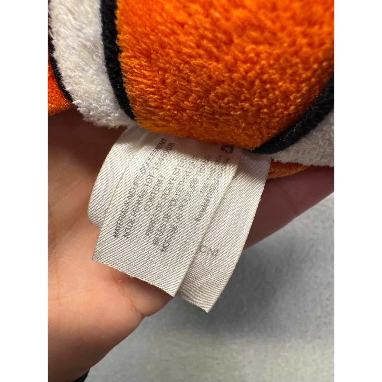Disney Pixar Finding Nemo Clownfish Plush Soft Toy Collectible #52B