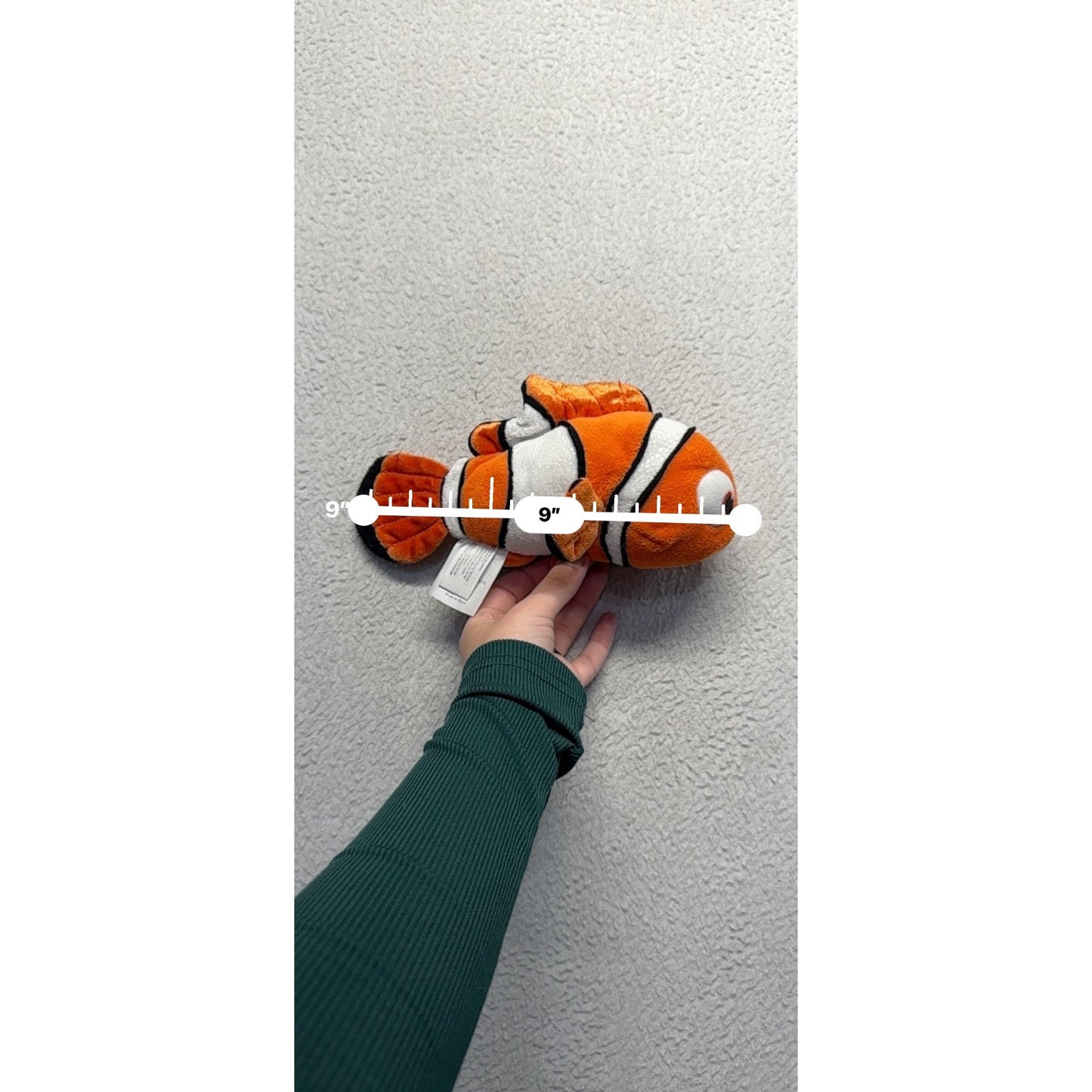 Disney Pixar Finding Nemo Clownfish Plush Soft Toy Collectible #52B