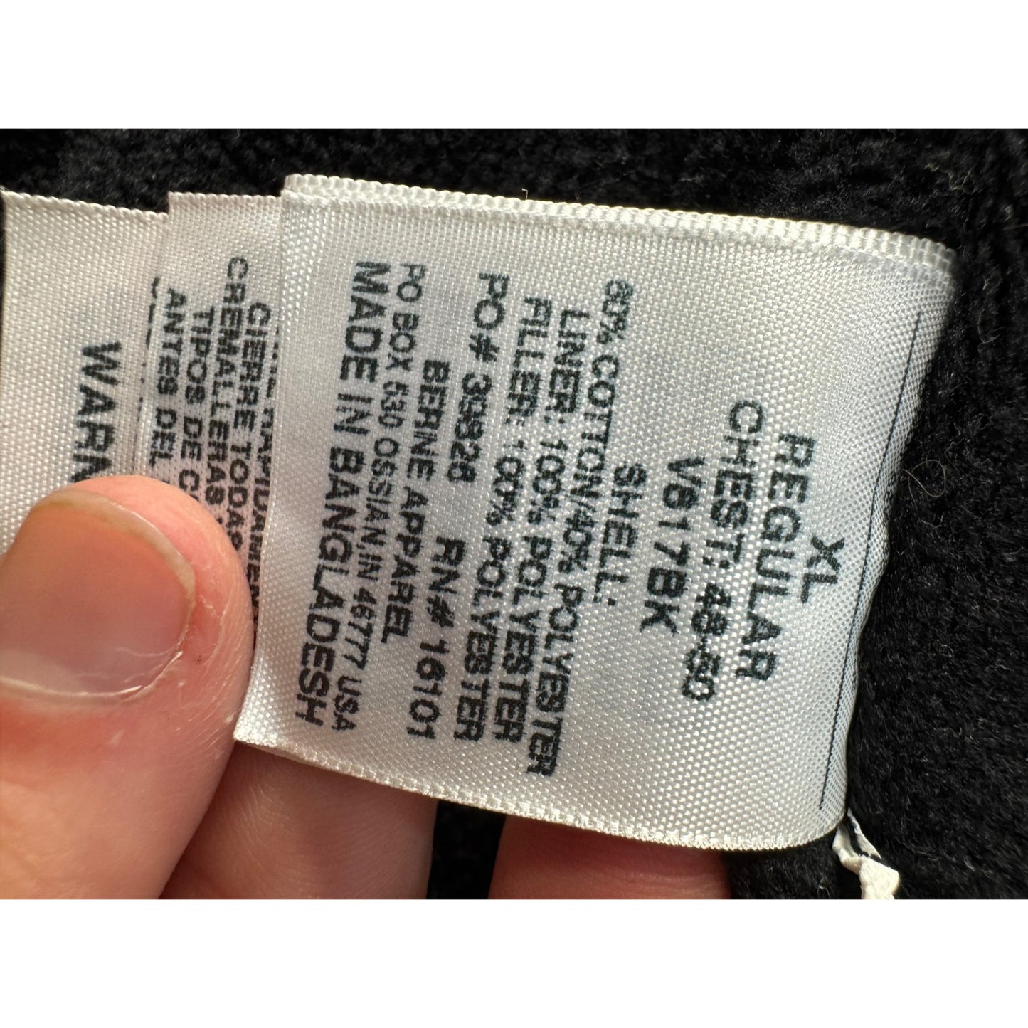 Men’s Berne Zipper Vest #5439