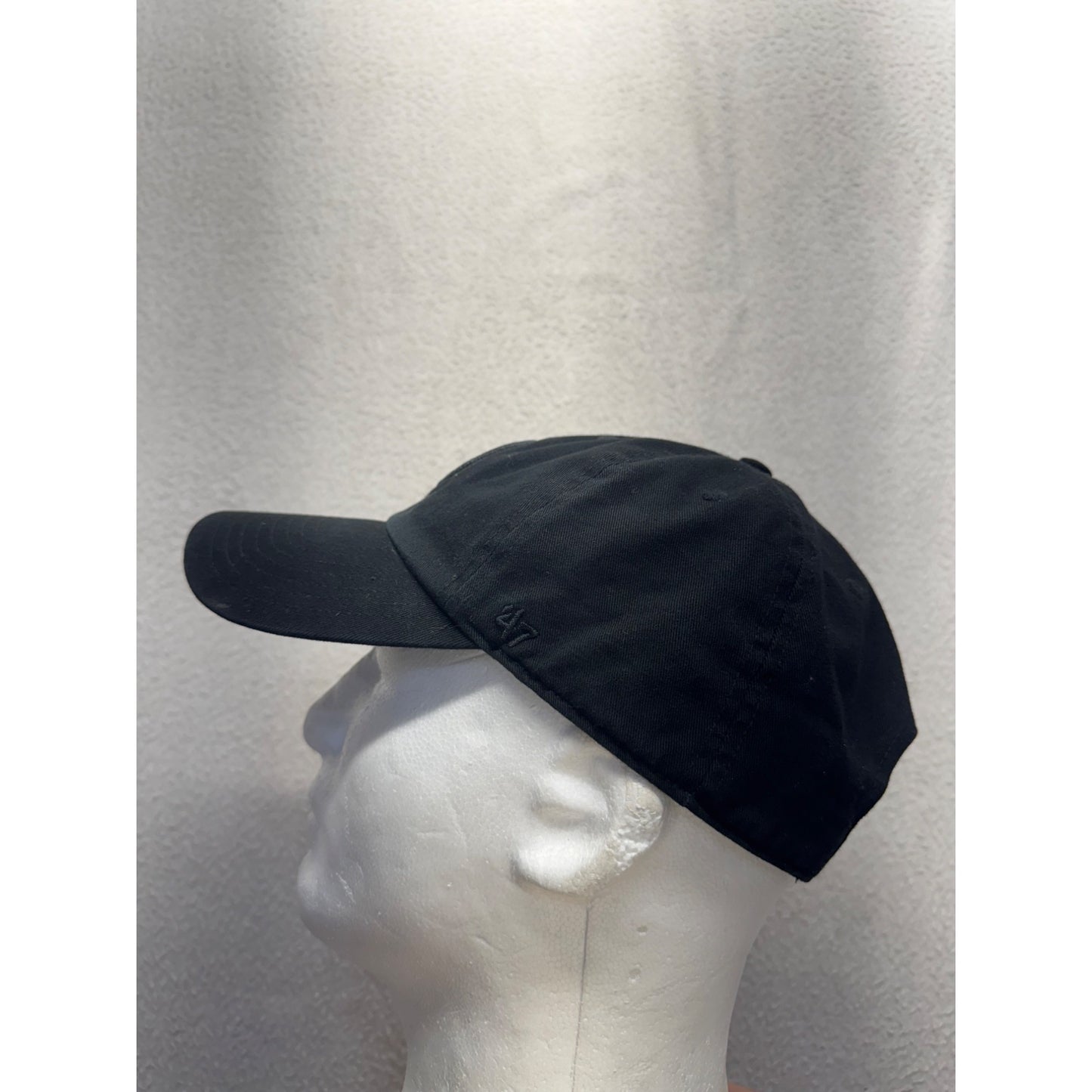 Boston Bruins Black Adjustable Strapback Hat By 47 Brand #9855
