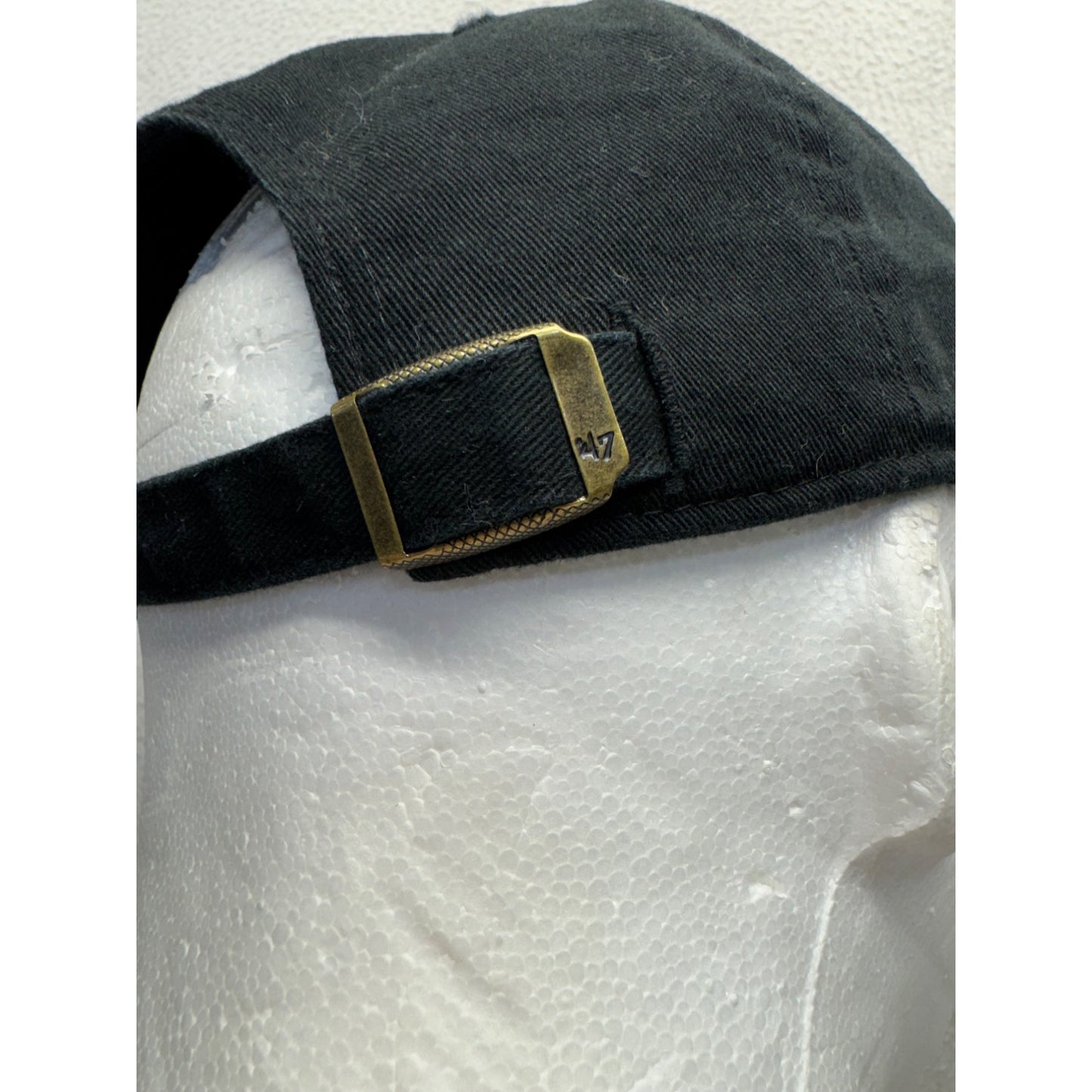 Boston Bruins Black Adjustable Strapback Hat By 47 Brand #9855