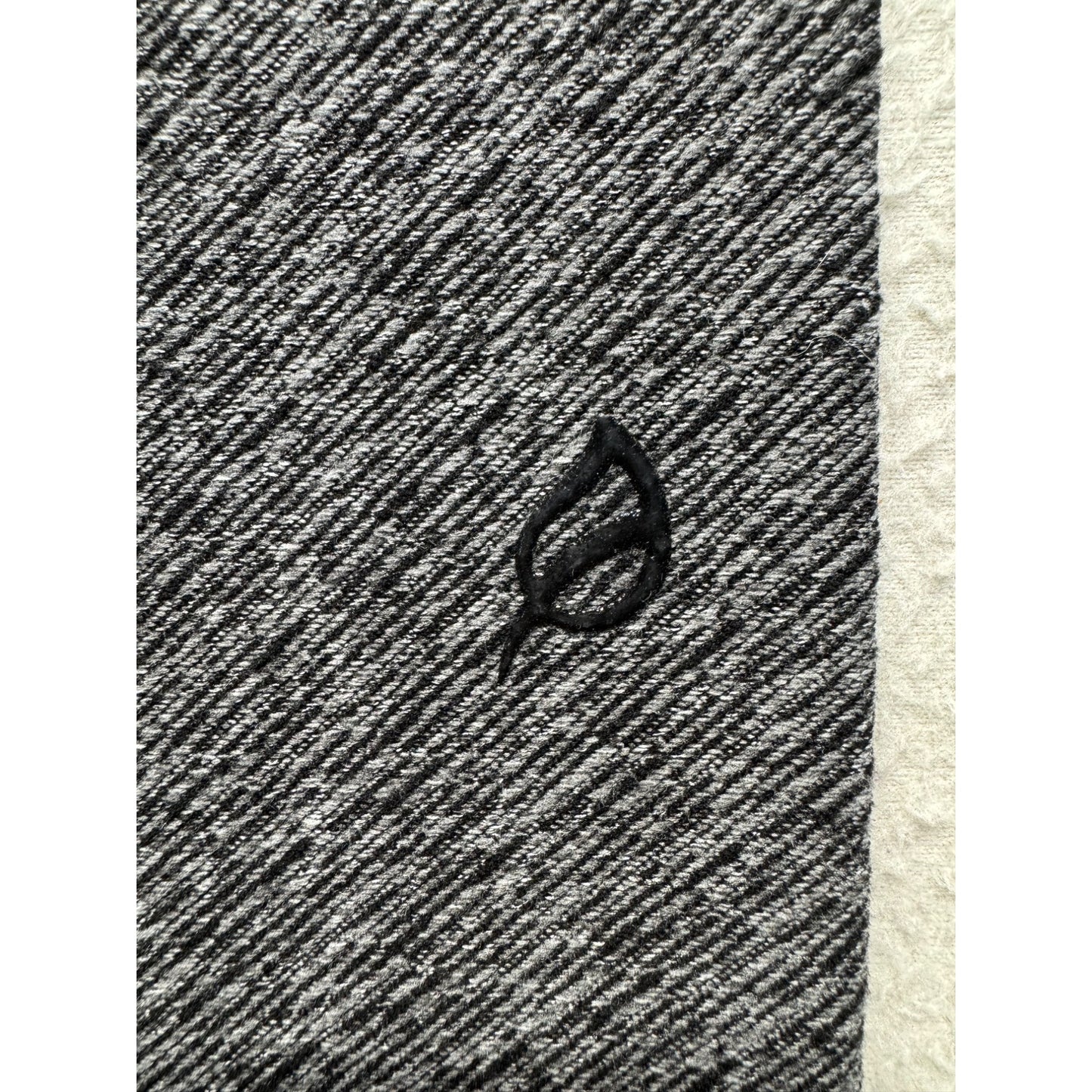 P'tula High-Waisted Heathered Gray Leggings Large Nylon/Spandex Blend #9916