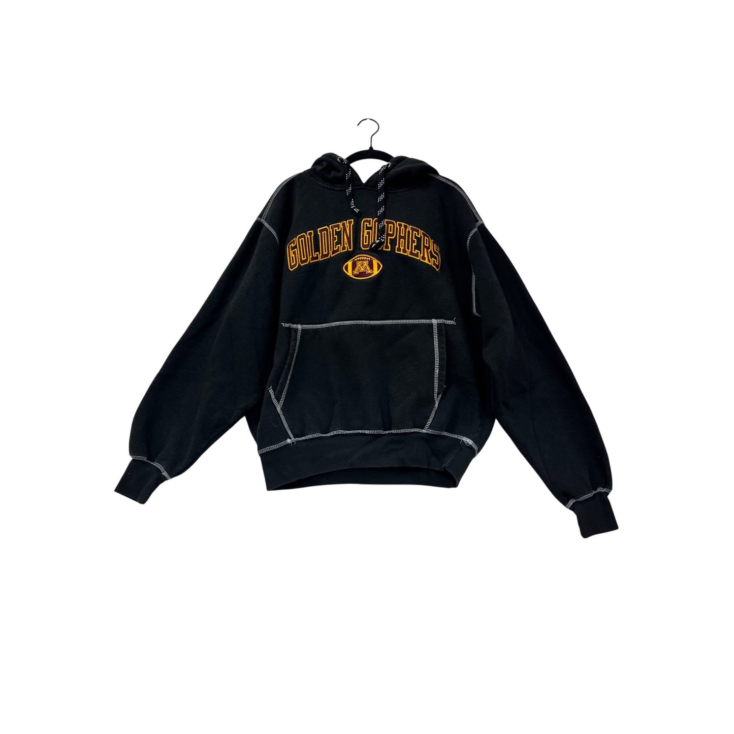 Golden Gophers Mens Hoodie Large Black/Gray Signature #73A