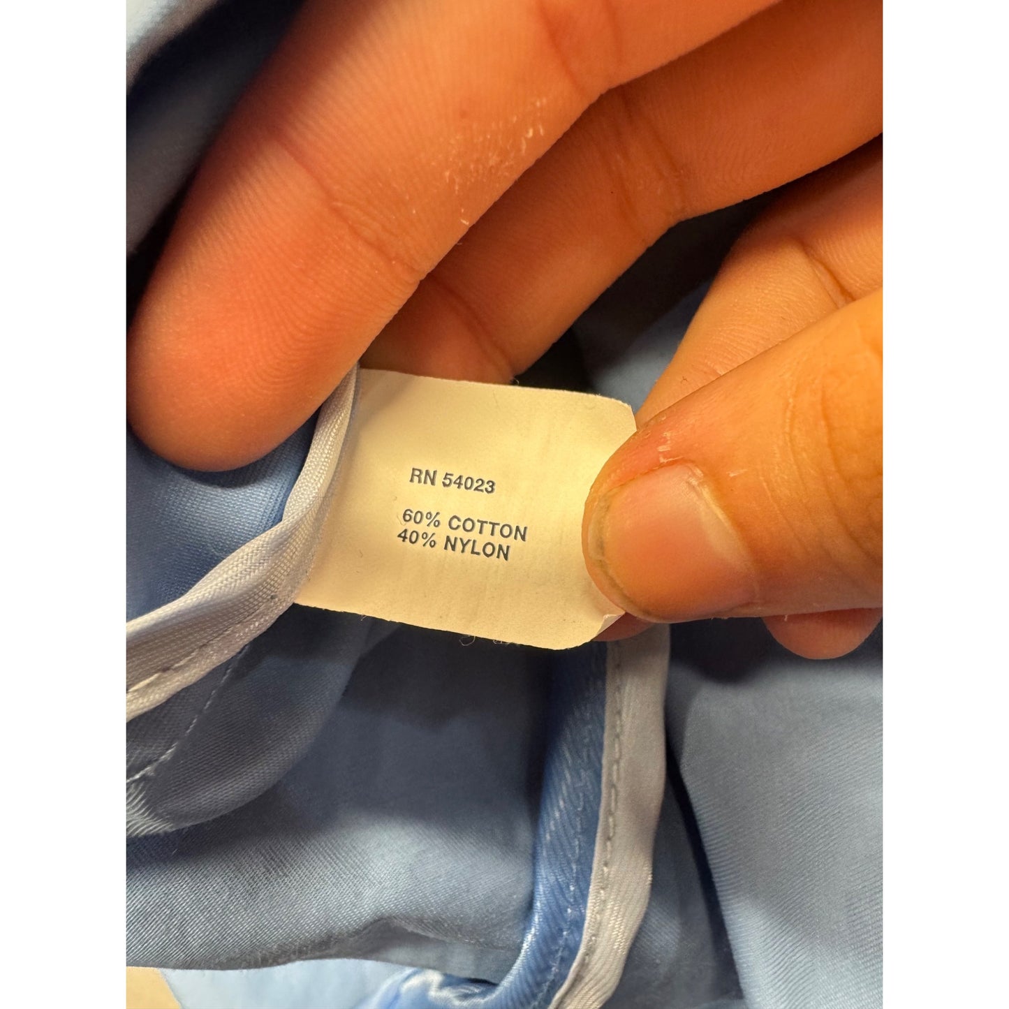 Gap Womens Light Blue Belted Trench Coat With Button Accents Size M #9368